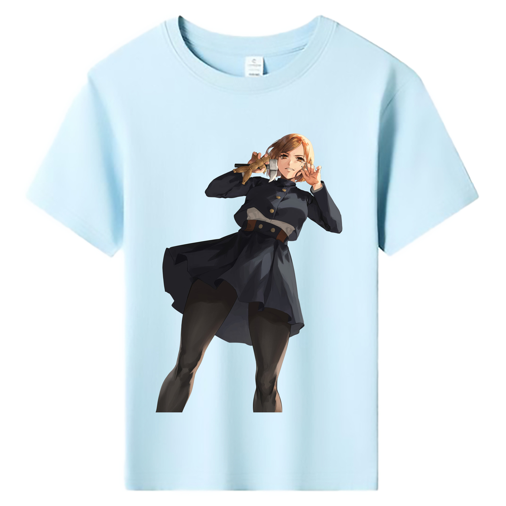 （画像用） 呪術廻戦 Jujutsu Kaisen 綿100％キッズTシャツ（フロントプリント）